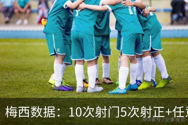 梅西数据：10次射门5次射正+任意球破门，3次关键传球，获评8.6分