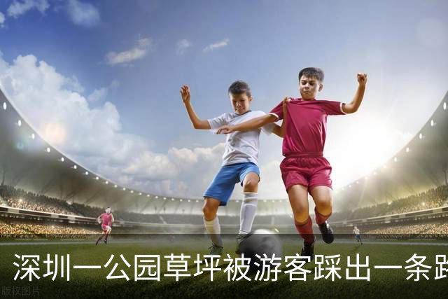 深圳一公园草坪被游客踩出一条路，园区放公告“正在评估是否改成正式园路”遭调侃，园区：公告属实，踩草坪是不文明行为，不能一味迁就